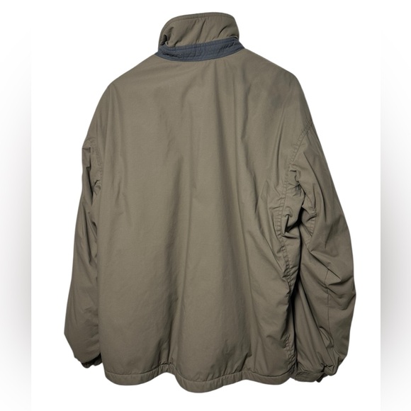 Vintage Columbia Mens Fleece Lined Bomber Nylon Full Zip Jacket Size Large Olive - Picture 6 of 6